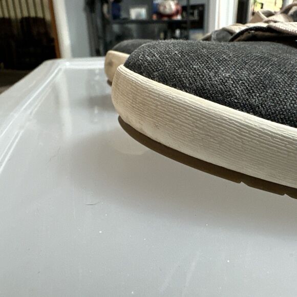 Taos Mens Starsky Sneakers Shoes Lace Up Gray Fabric Casual Size 10 - Picture 2 of 15